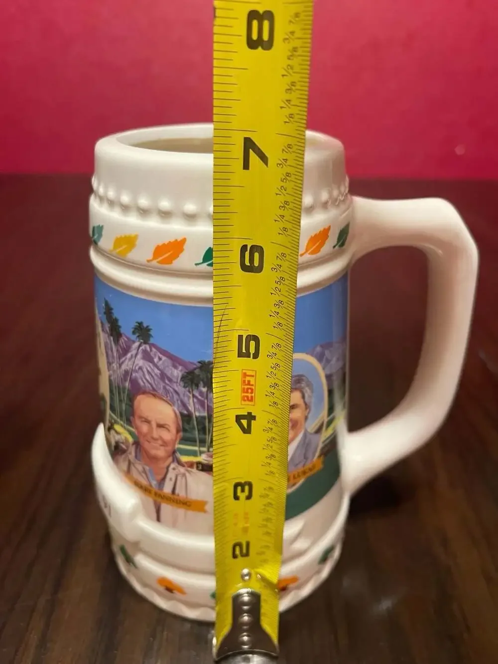 1991 Oak Tree Racing Association All-Time Leading Stakes Trainers Beer Stein
